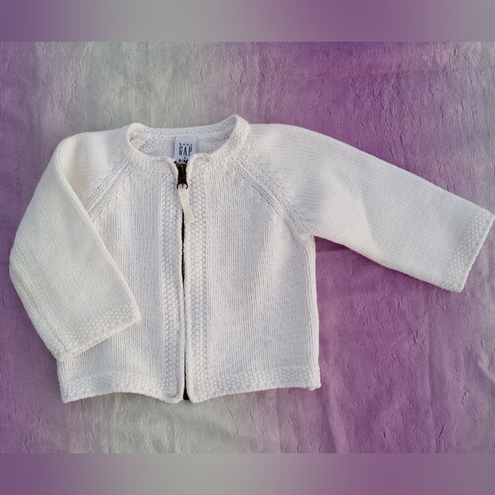 Baby Gap Baby Girls Zip-up Sweater 12-18 Months